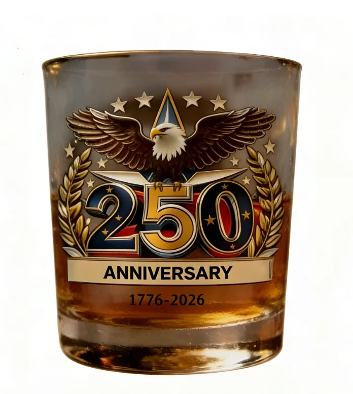 New Whiskey Glass Cup Wine 1776-2026 Edition Whiskey Wine Glass America Us 250th Anniversary We the People 2026 Whiskey Bottle