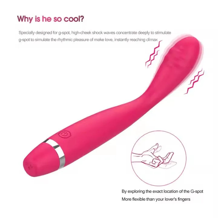 Clitoris Stimulation Vibrator Wand Clitoris 10 Vibration Modes G-spot Clitoral Vibrator for Women
