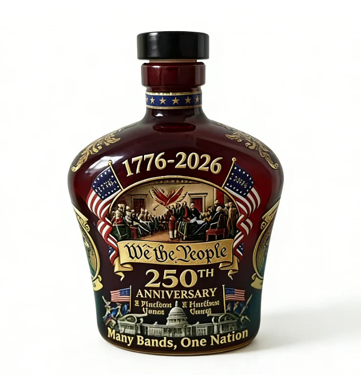 New Whiskey Glass Cup Wine 1776-2026 Edition Whiskey Wine Glass America Us 250th Anniversary We the People 2026 Whiskey Bottle