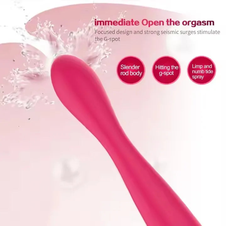 Clitoris Stimulation Vibrator Wand Clitoris 10 Vibration Modes G-spot Clitoral Vibrator for Women