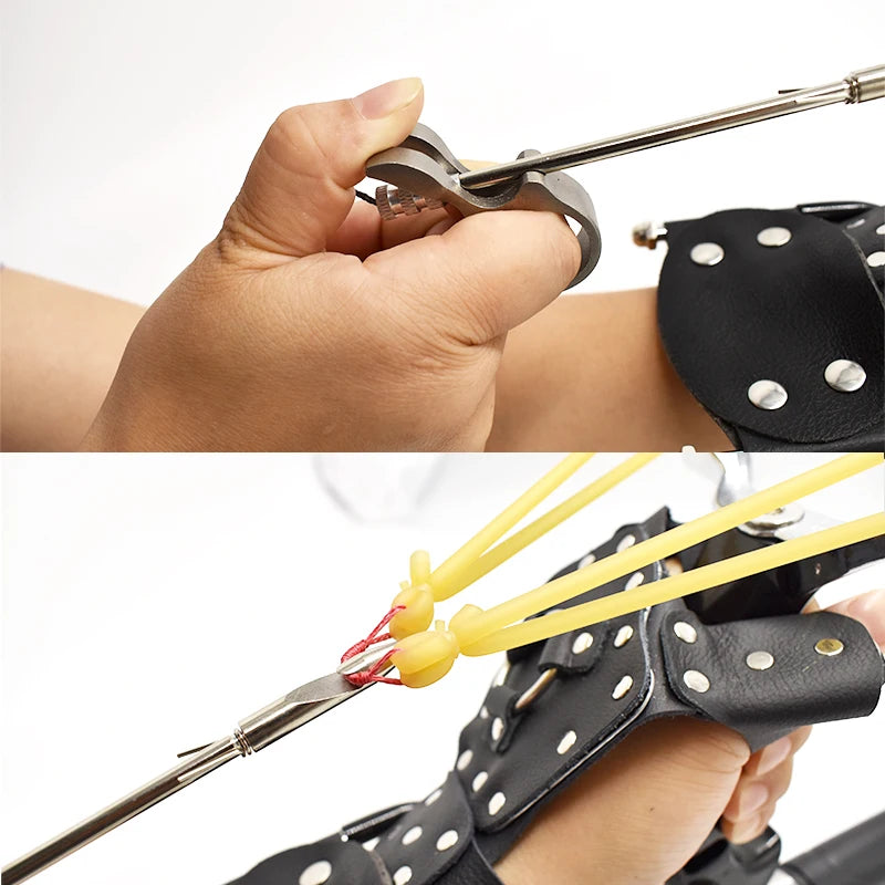 Piaoyu Slingshot New Premium Fishing Slingshot Outdoor Professional Sports and Hunting Bracelet Combination Slingshot Set