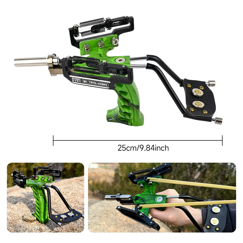 High Quality Laser Slingshot Hunting Outdoor Shooting Slingshot Precision Competitive Sports With Bowl Holder