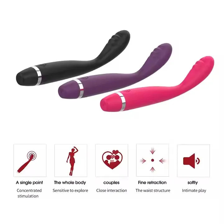 Clitoris Stimulation Vibrator Wand Clitoris 10 Vibration Modes G-spot Clitoral Vibrator for Women