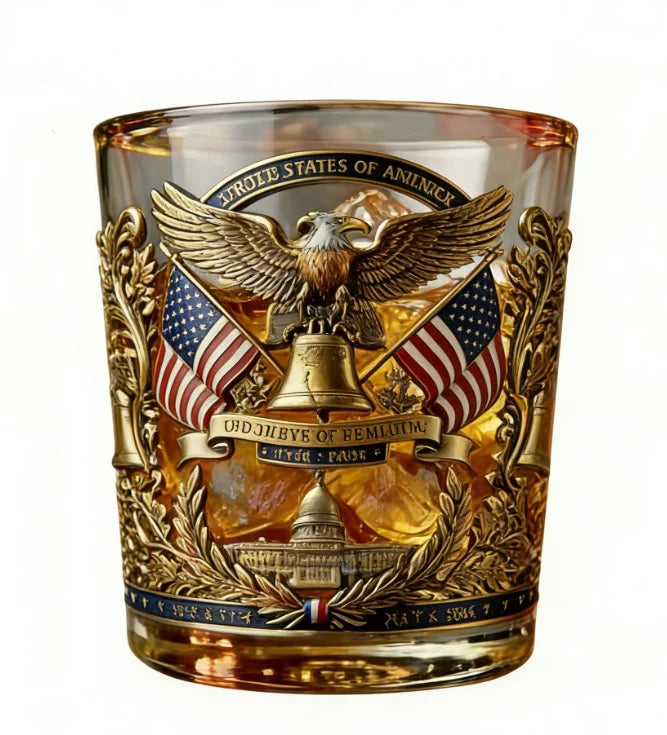 New Whiskey Glass Cup Wine 1776-2026 Edition Whiskey Wine Glass America Us 250th Anniversary We the People 2026 Whiskey Bottle