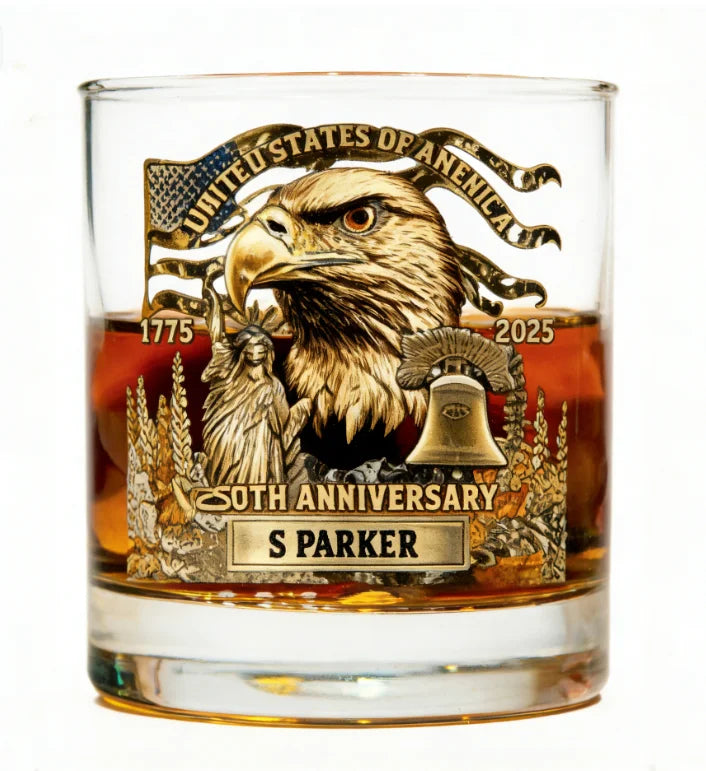 New Whiskey Glass Cup Wine 1776-2026 Edition Whiskey Wine Glass America Us 250th Anniversary We the People 2026 Whiskey Bottle