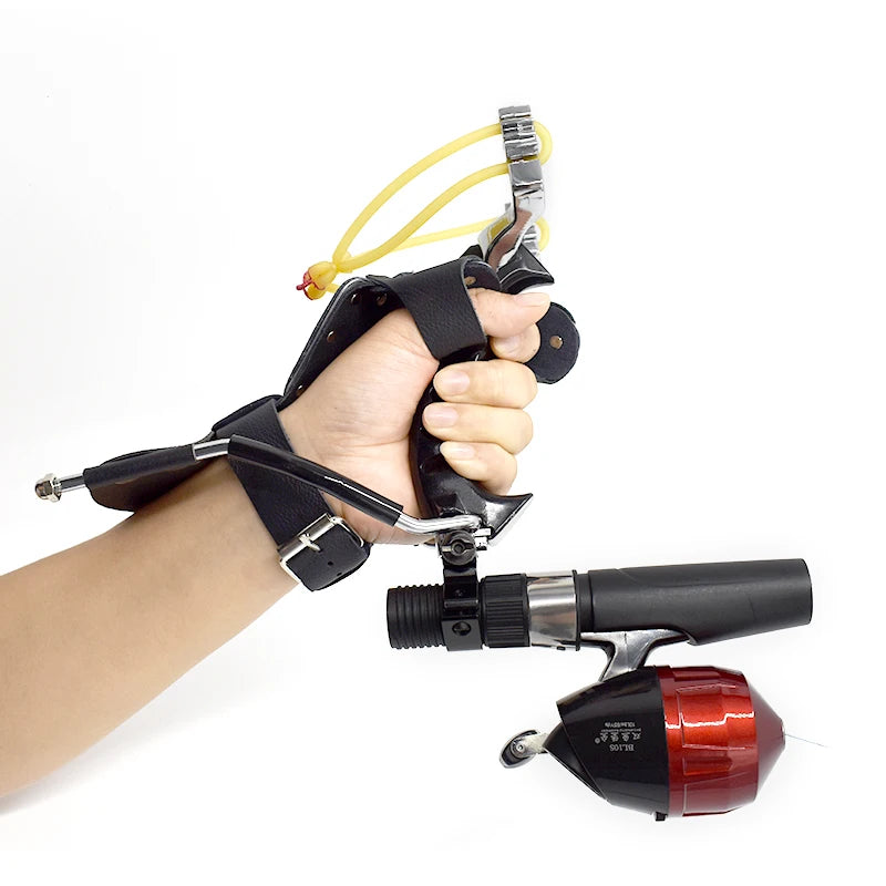 Piaoyu Slingshot New Premium Fishing Slingshot Outdoor Professional Sports and Hunting Bracelet Combination Slingshot Set