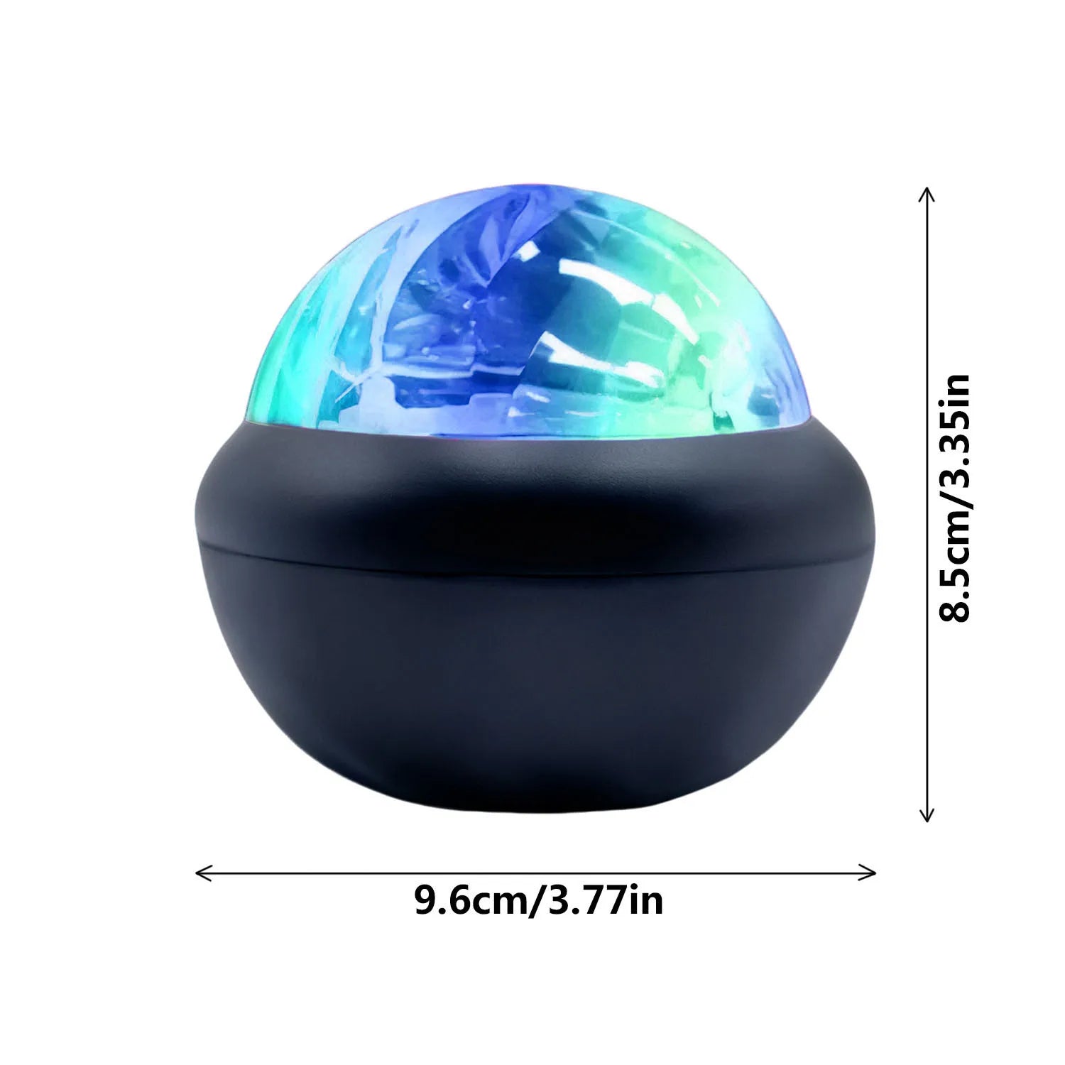 New Arctic Ripple Dynamic Light Shadow Starry Sky Lamp, Romantic Mood Night Light for Bedroom, Suitable for Room and Living Room