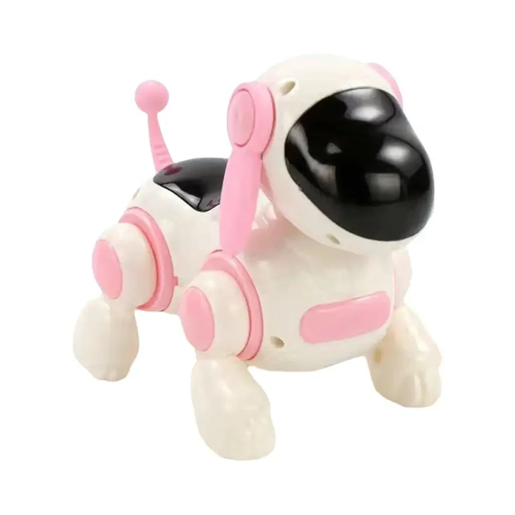 Interactive Robot Dog For Kids Electronic Walking Puppy With Lights & Singing Educational Toy Gift Without Battery K4x9
